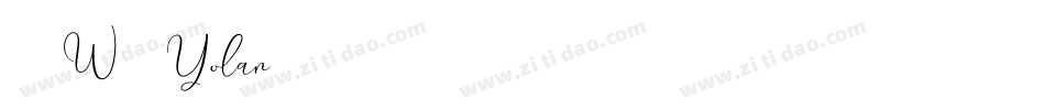 华康华综体W5 — Yolan字体转换
